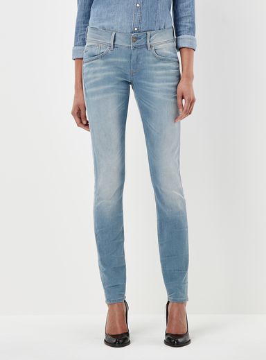 Lynn Mid Waist Skinny Jeans